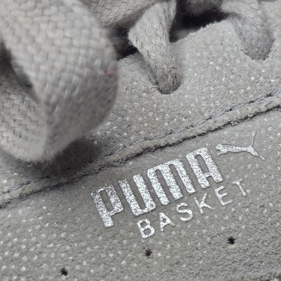 ⭐️40% Off⭐️ Puma Basket in Grigio Chiaro (Light Grey) Platform Sneakers - Picture 5 of 13